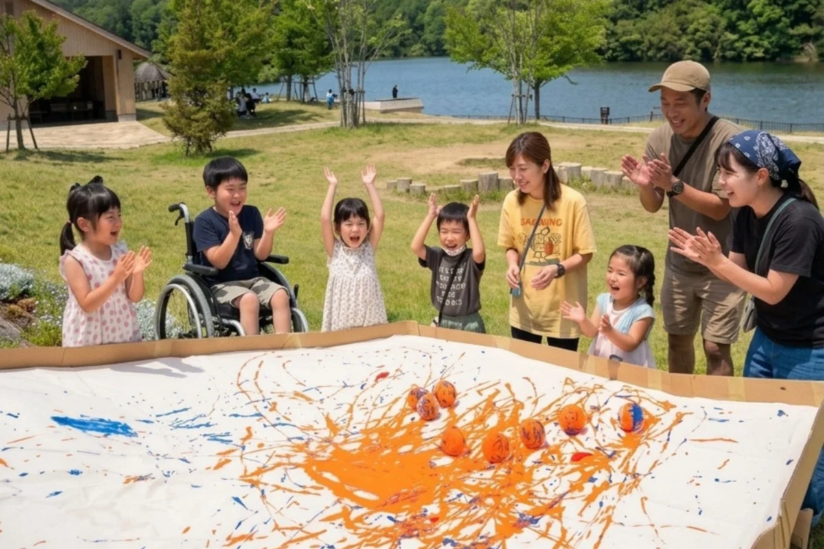 ころころアートの様子