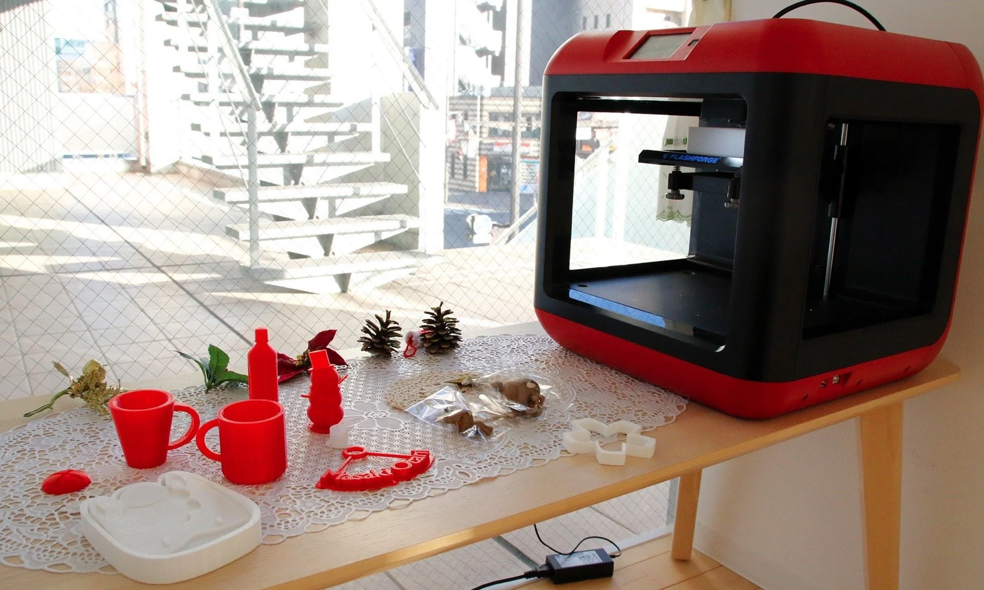 3Dプリンターと作品