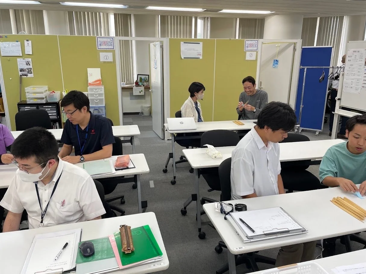 職場体験の様子